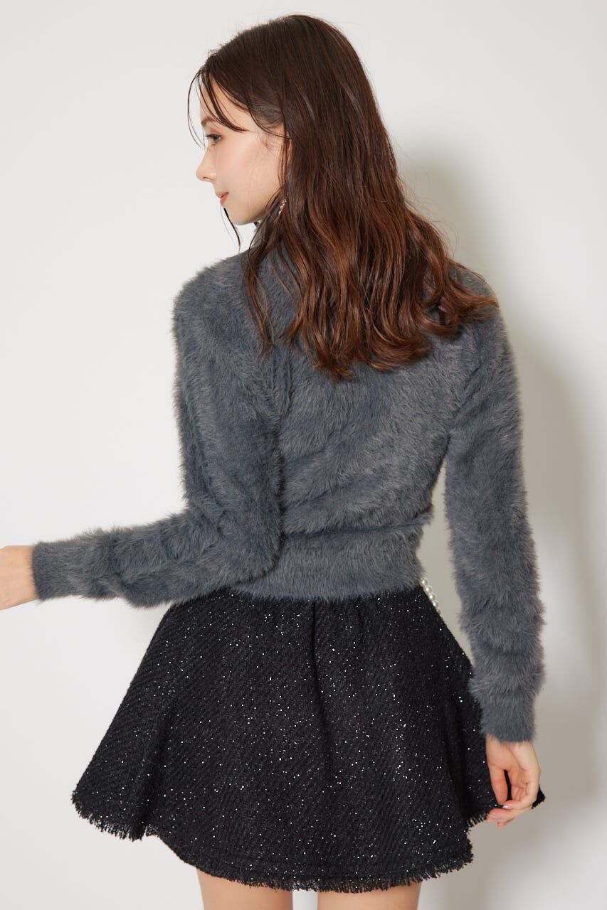 rienda「ボタニカルRロゴニットトップス」|ニット・セーター|