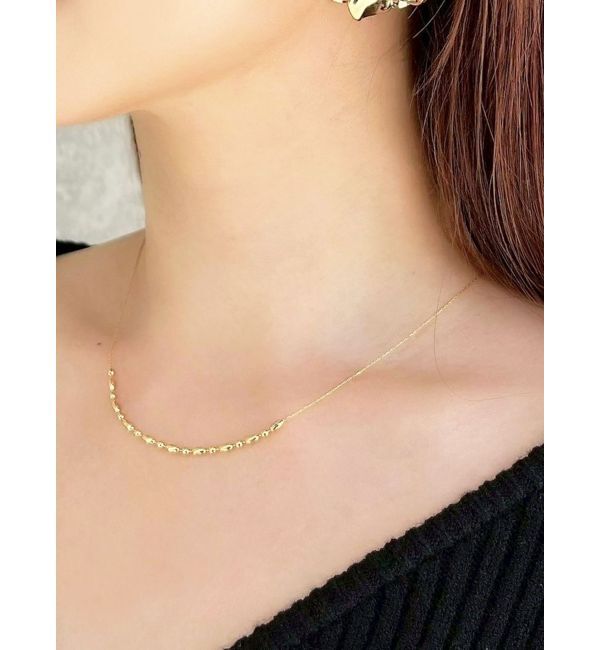 RESEXXY「シャイニーチェーンメタルボールネックレス」|ネックレス|