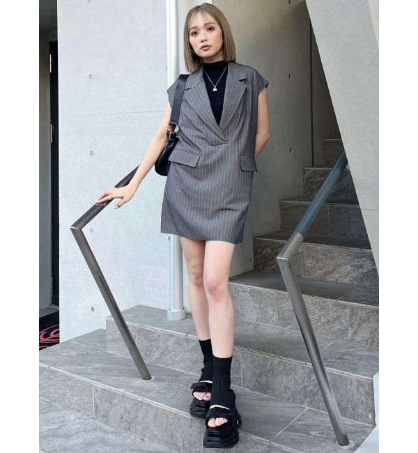 MURUA「エアプラットフォームソックサンダル」|サンダル|