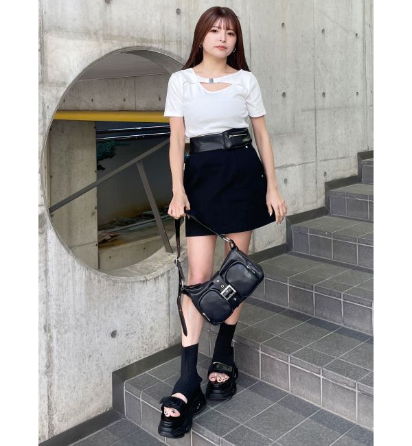 MURUA「エアプラットフォームソックサンダル」|サンダル|