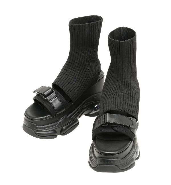 MURUA「エアプラットフォームソックサンダル」|サンダル|