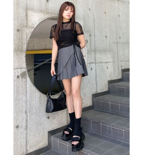 MURUA「エアプラットフォームソックサンダル」|サンダル|