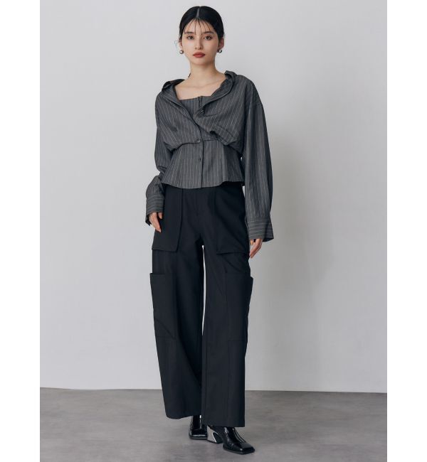 MURUA「スクエアポインテッドミュール」|パンプス|