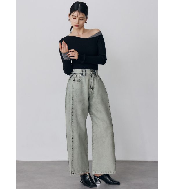 MURUA「スクエアポインテッドミュール」|パンプス|