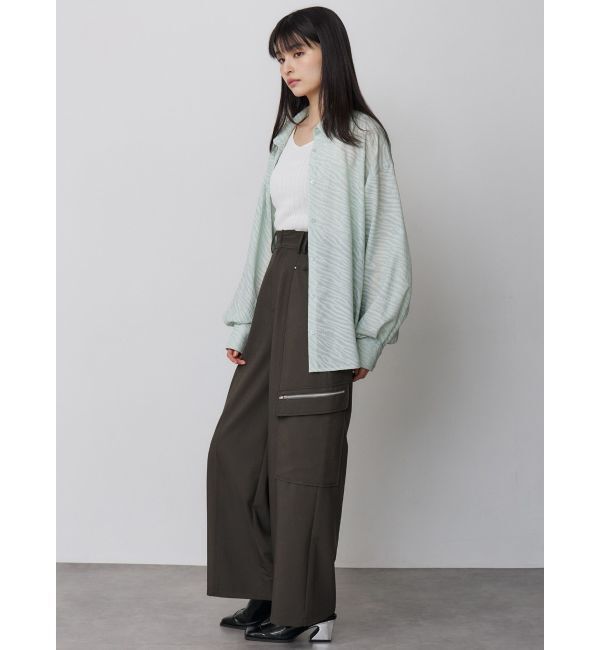 MURUA「スクエアポインテッドミュール」|パンプス|