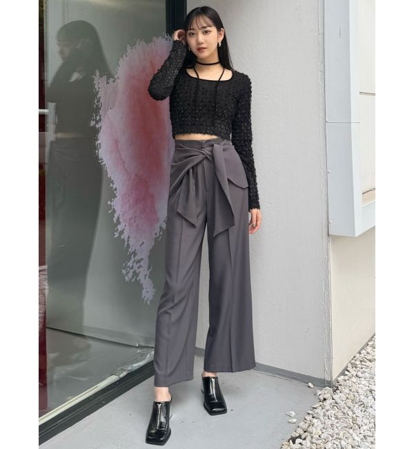 MURUA「スクエアポインテッドミュール」|パンプス|