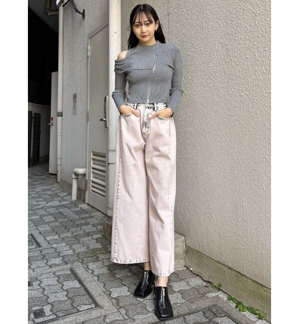 MURUA「スクエアポインテッドミュール」|パンプス|