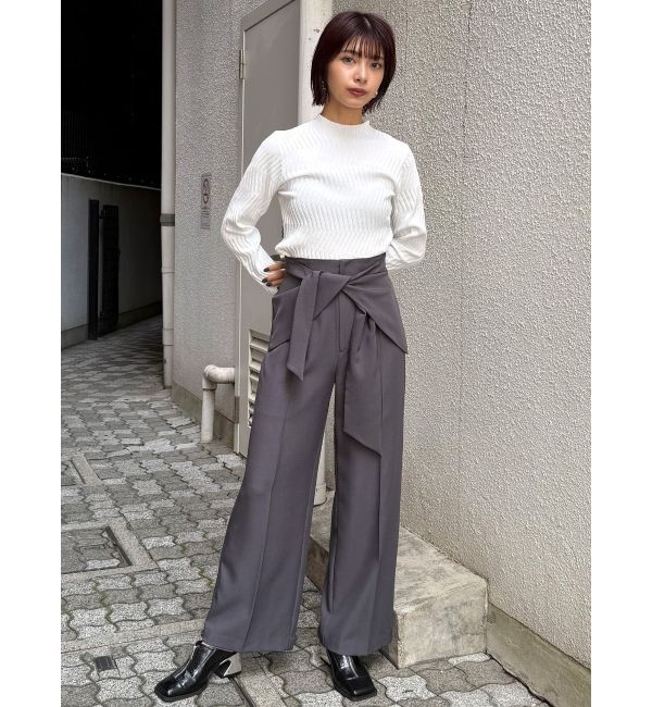 MURUA「スクエアポインテッドミュール」|パンプス|