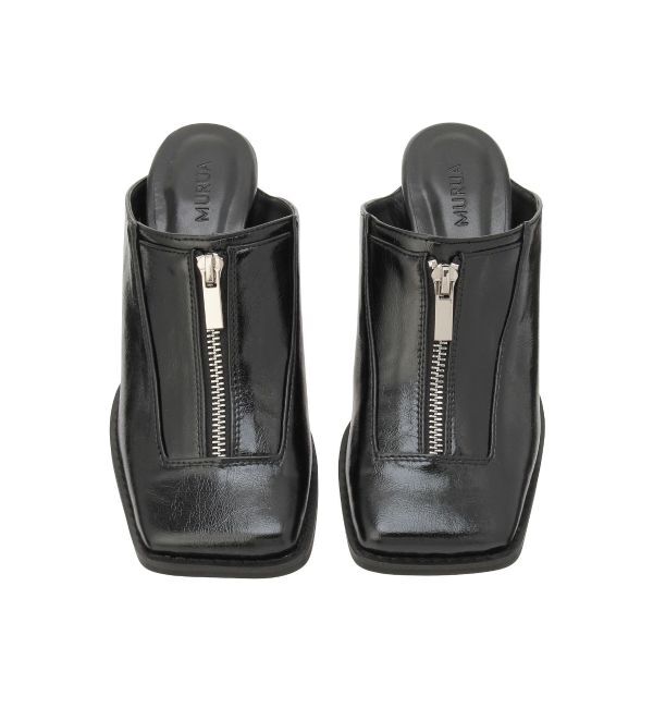 MURUA「スクエアポインテッドミュール」|パンプス|