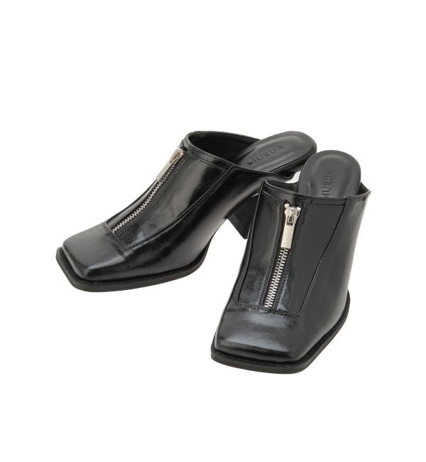 MURUA「スクエアポインテッドミュール」|パンプス|