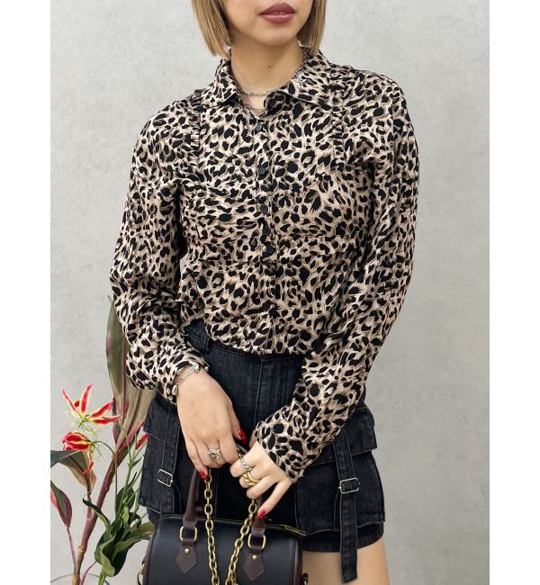 EVRIS「ビスチェSETアニマルショートシャツ」|シャツ・ブラウス|