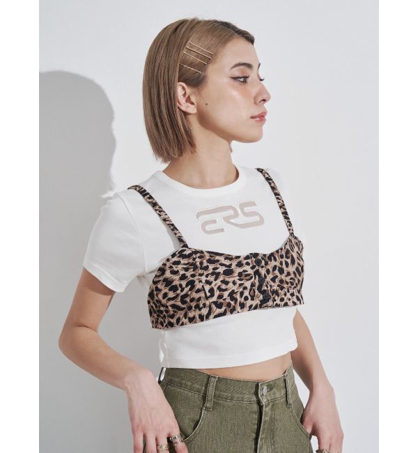 EVRIS「ビスチェSETアニマルショートシャツ」|シャツ・ブラウス|