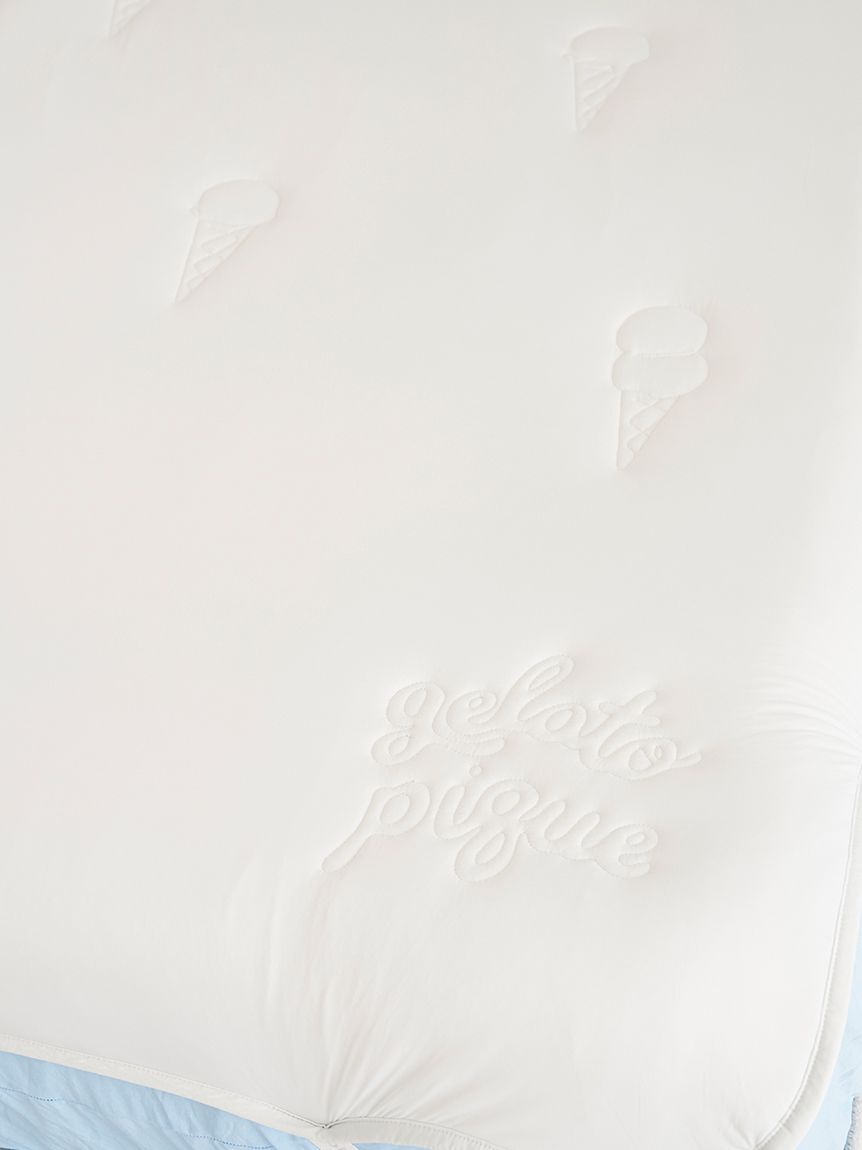 gelato pique Sleep「【Sleep】【接触冷感】アイスロゴキルト敷きパッド（シングル）」|その他|