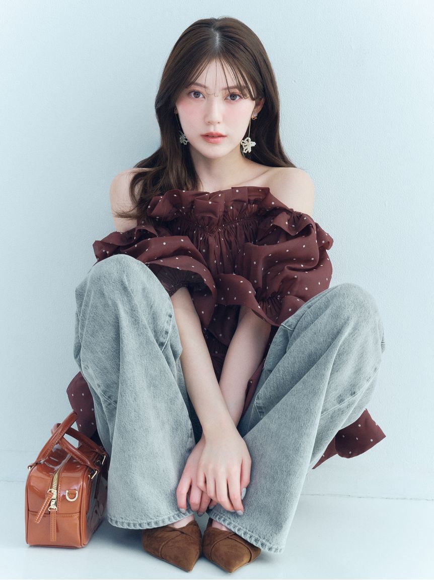 SNIDEL「ツイストリボンパンプス」|パンプス|