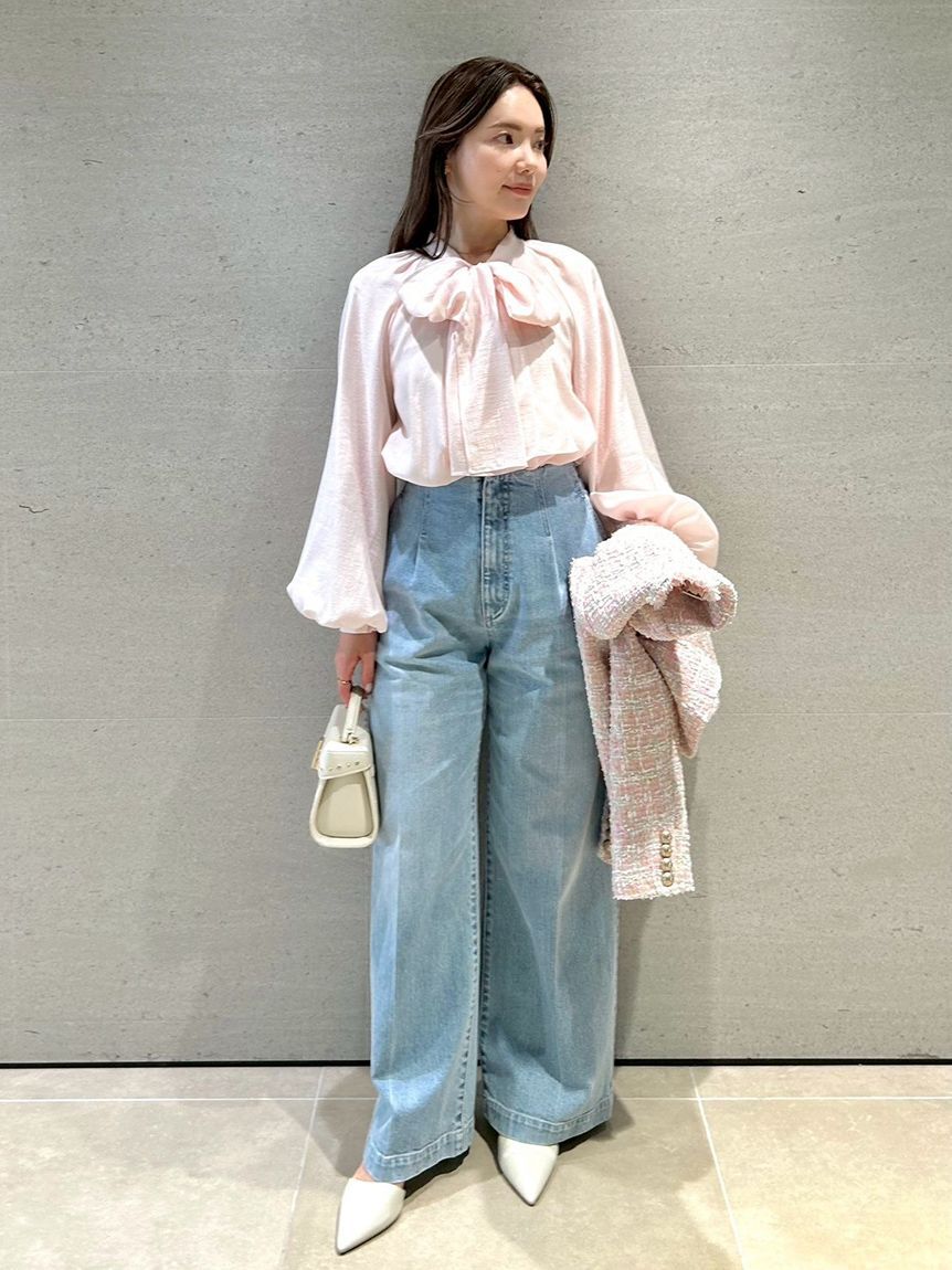 CELFORD「ビッグリボンセミシアーブラウス」|シャツ・ブラウス|