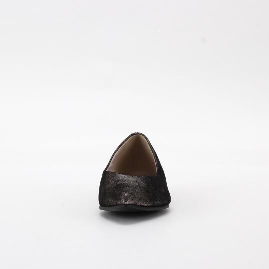 銀座かねまつ「LSDW2371METETN 【防水】【本革】アクアベルフラットシューティー」|パンプス|