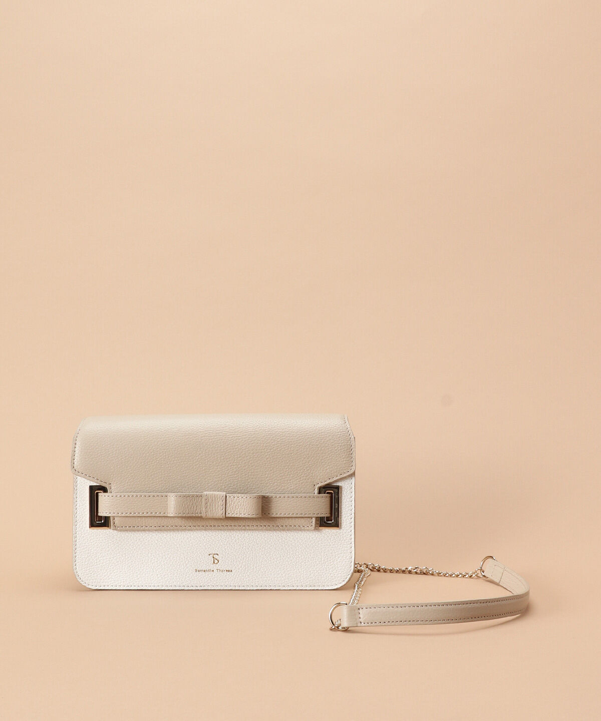 Samantha Thavasa「バイカラーエムシュシュⅡ ショルダーバッグ 大サイズ」|ショルダー・メッセンジャー|