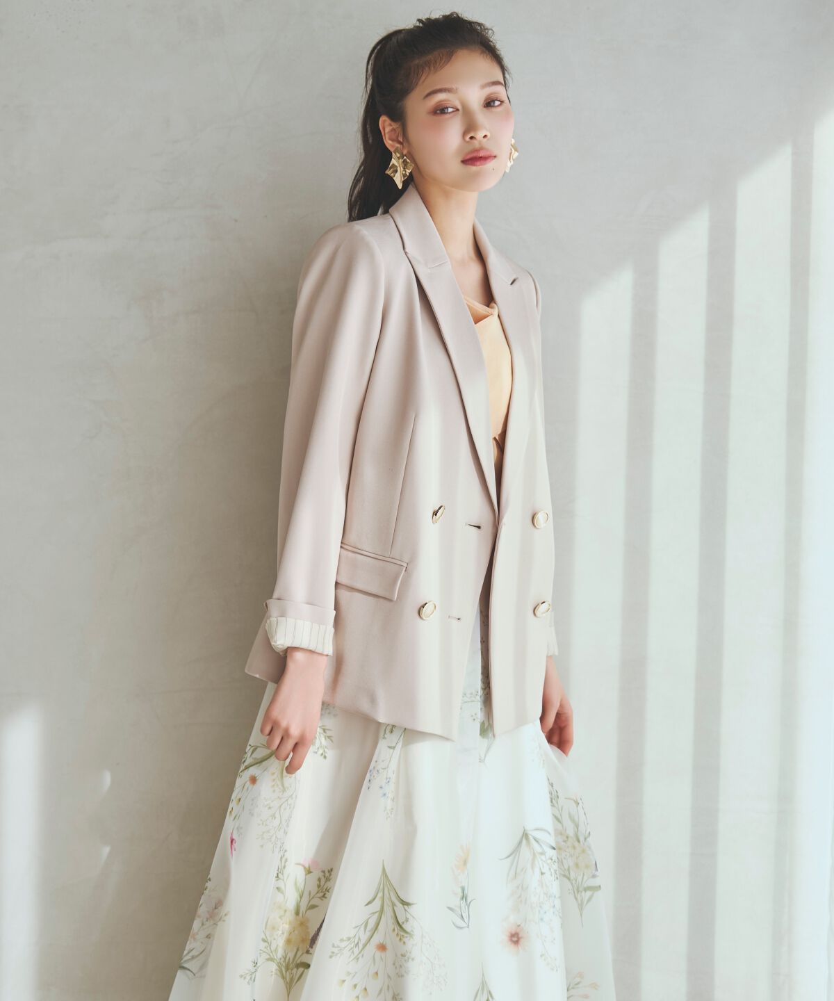 アンドクチュール「ダブルテーラードジャケット」|テーラードジャケット|