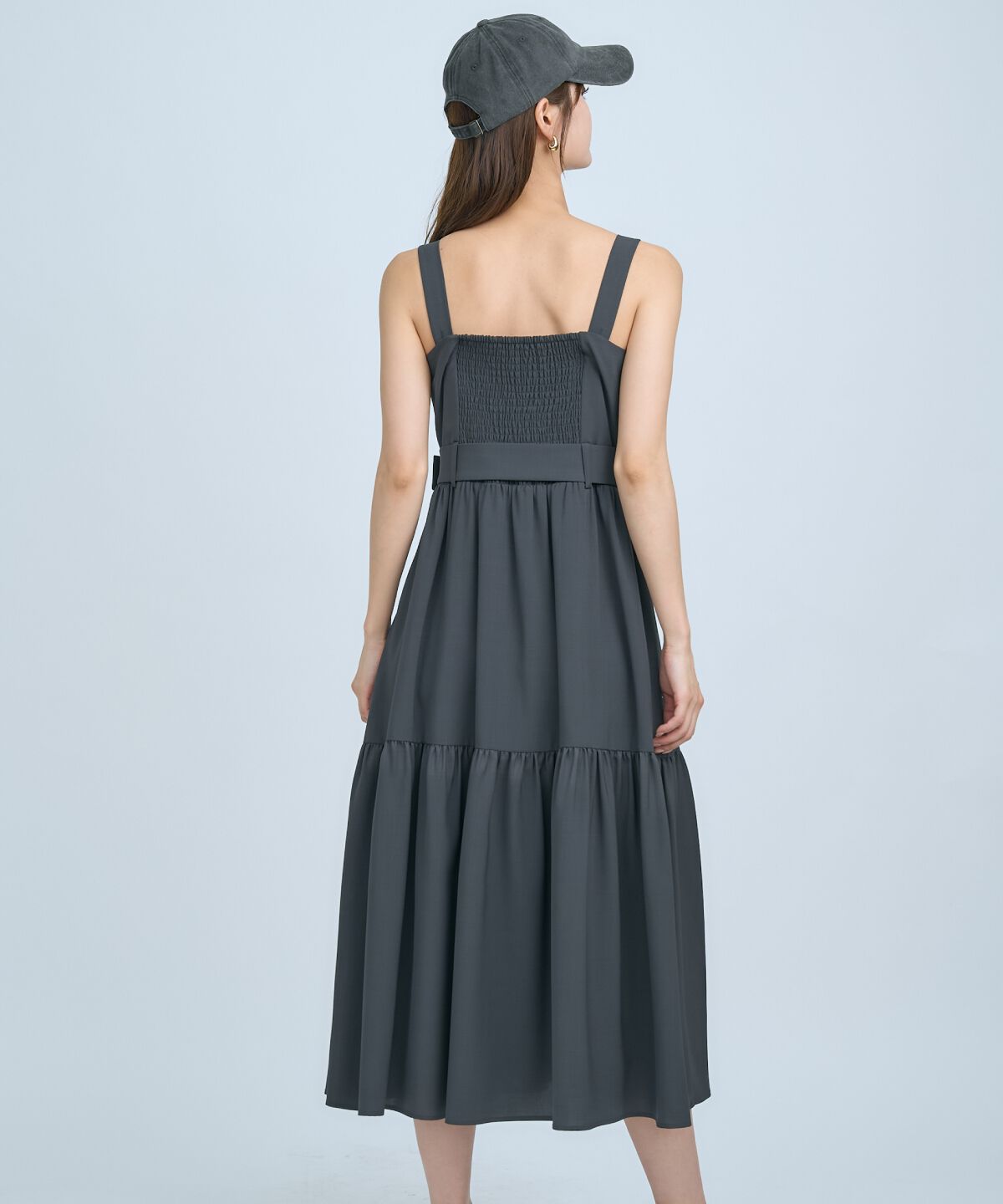 アンドクチュール「テーラードジレ&times;ティアードキャミワンピース」|ワンピース|