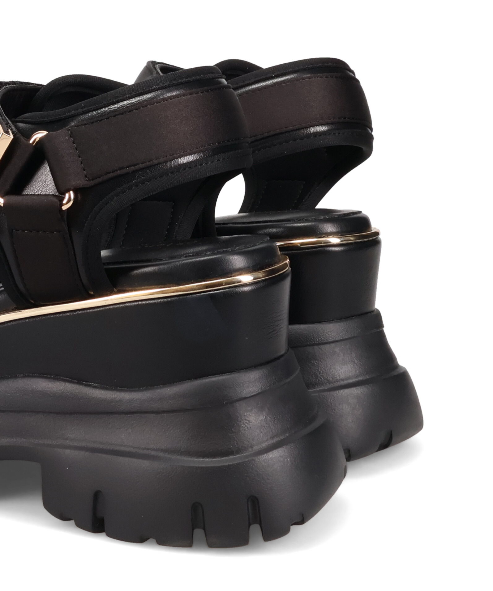 ORiental TRaffic「●2026春夏新作●ビジュー バックル 厚底 スポサン /61206」|サンダル|