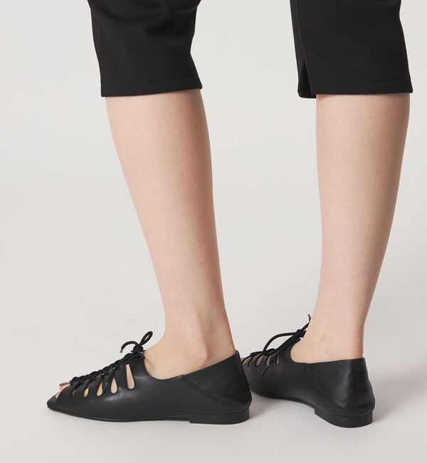 ODETTE E ODILE「ギリーオープントゥ フラット10&uarr;」|パンプス|