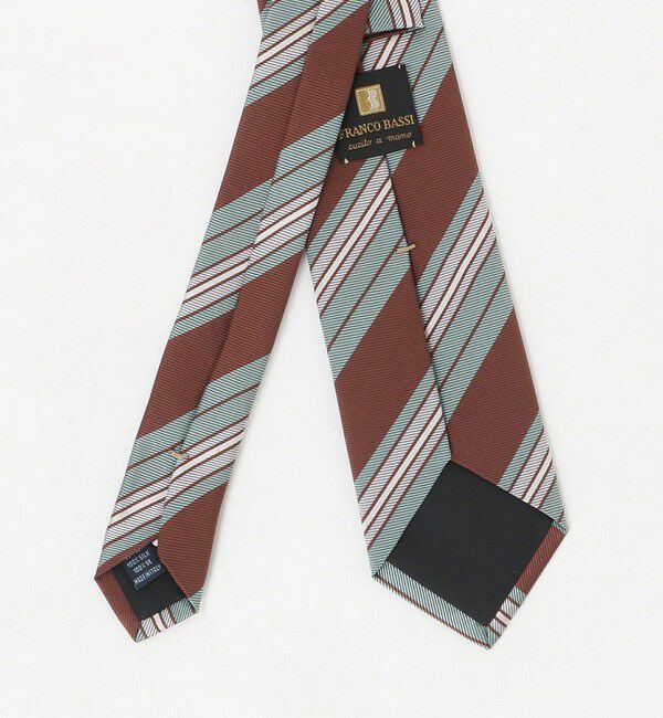 UNITED ARROWS「＜FRANCO BASSI＞ カラー レジメンタル ネクタイ」|ネクタイ・蝶ネクタイ|