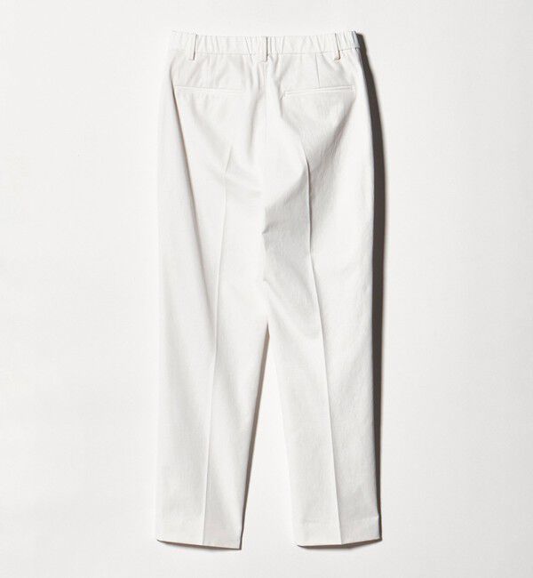 UNITED ARROWS「RIRANCHA ツイル スリムパンツ WHITE ‐ウォッシャブル‐」|スラックス|