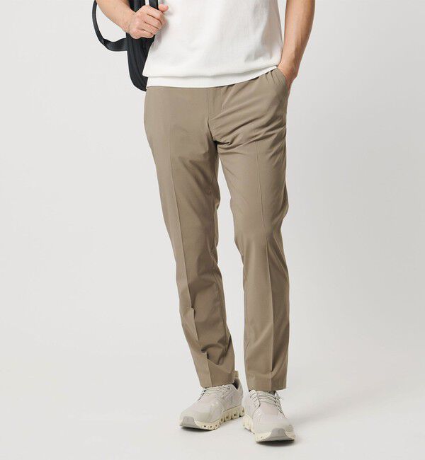 UNITED ARROWS「ライトパーテックス ノープリーツ パンツ UA COZY ウォッシャブル 2WAYストレッチ」|スラックス|