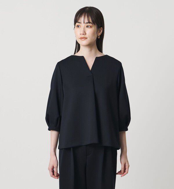 UNITED ARROWS「LIGHT SPONGY ブラウス ‐ウォッシャブル‐」|シャツ・ブラウス|