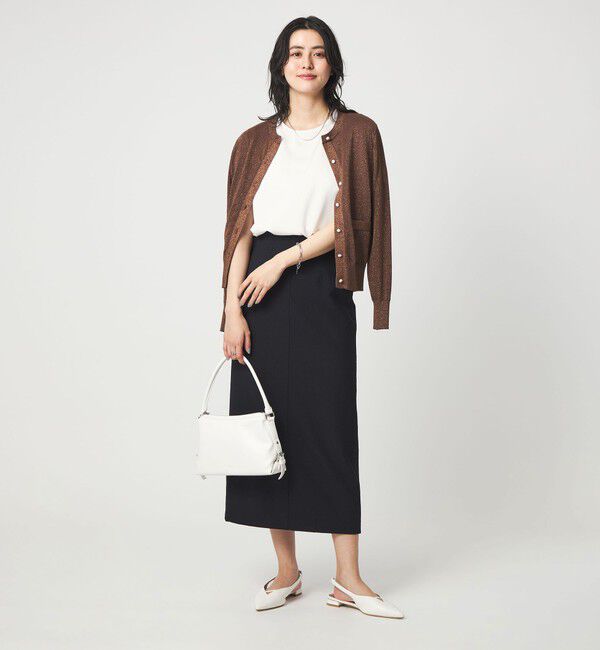 UNITED ARROWS green label relaxing「サテン ドッキング ラウンドヘム タンクトップ カットソー」|Tシャツ・カットソー|