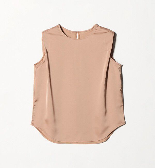 UNITED ARROWS green label relaxing「サテン ドッキング ラウンドヘム タンクトップ カットソー」|Tシャツ・カットソー|