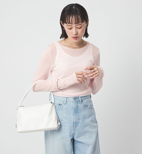 UNITED ARROWS green label relaxing「レディ シアー クルーネック カットソー」|Tシャツ・カットソー|