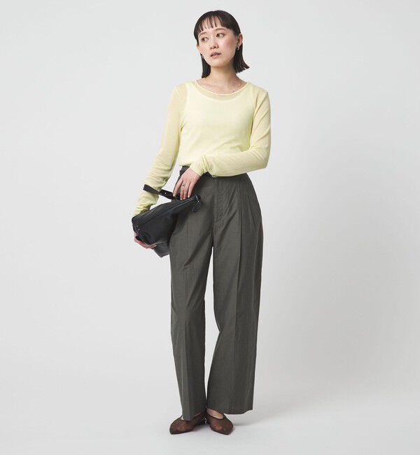 UNITED ARROWS green label relaxing「レディ シアー クルーネック カットソー」|Tシャツ・カットソー|