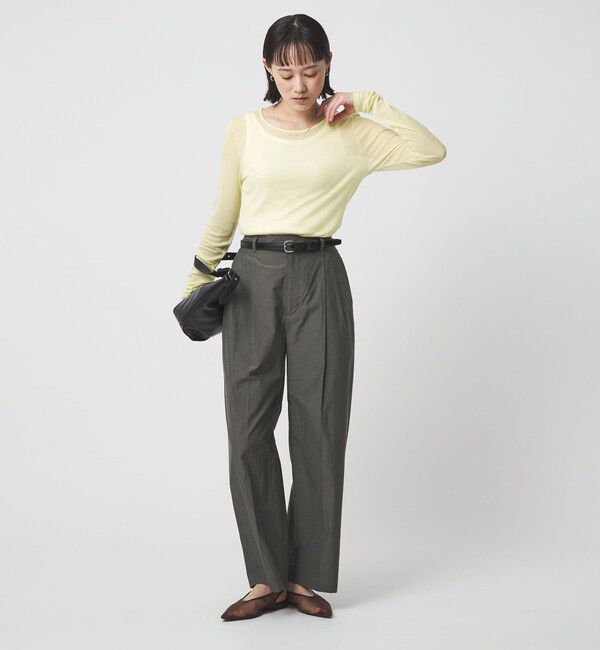 UNITED ARROWS green label relaxing「レディ シアー クルーネック カットソー」|Tシャツ・カットソー|