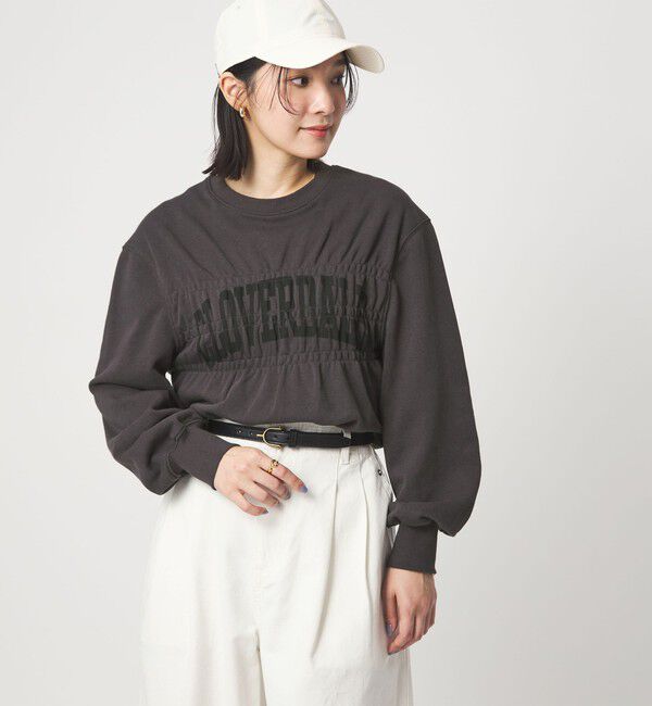 UNITED ARROWS green label relaxing「【WEB限定】＜at ease＞シャーリング スウェット プルオーバー」|スウェット・ジャージ|