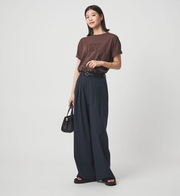 UNITED ARROWS green label relaxing「【WEB限定】＜at ease＞オルマイ スラックス ウォッシャブル ストレッチ UVカット」|スラックス|