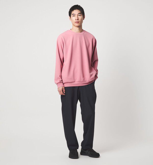 UNITED ARROWS green label relaxing「アムンゼン ツイル クルーネック ロングスリーブ カットソー -UVカット・吸水速乾・抗菌-」|Tシャツ・カットソー|