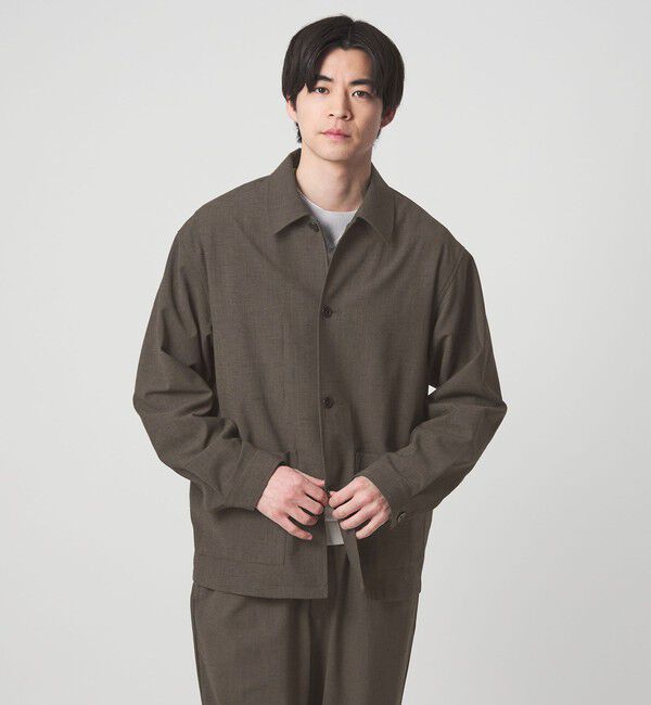 UNITED ARROWS green label relaxing「テック カルゼ カバーオール ジャケット -ストレッチ-」|ブルゾン・スタジャン|