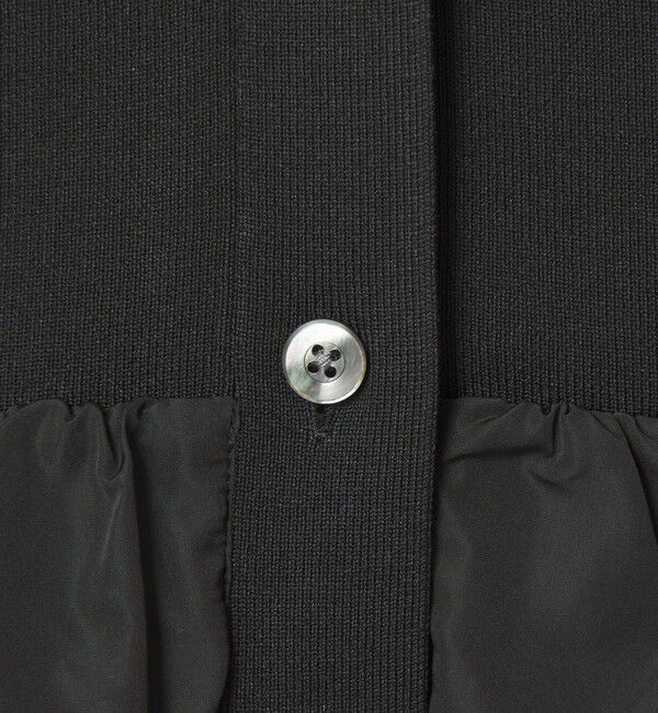 UNITED ARROWS green label relaxing「フリル ドッキング ペプラム ニット ジレ ウォッシャブル」|ベスト・ジレ|