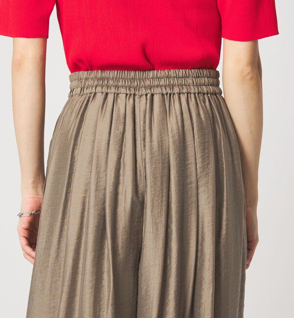 UNITED ARROWS green label relaxing「［size SHORTあり］エアリー シアー イージー ワイド パンツ」|キュロット|