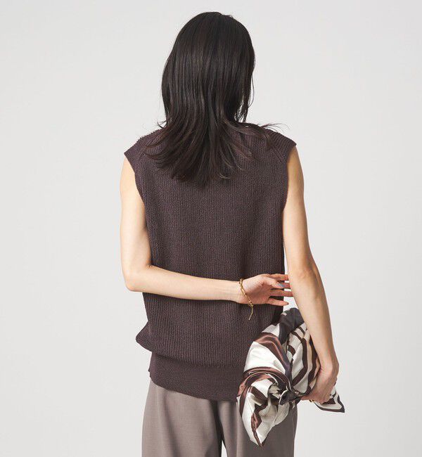 UNITED ARROWS green label relaxing「ペーパー ニット ジレ ウォッシャブル」|ベスト・ジレ|