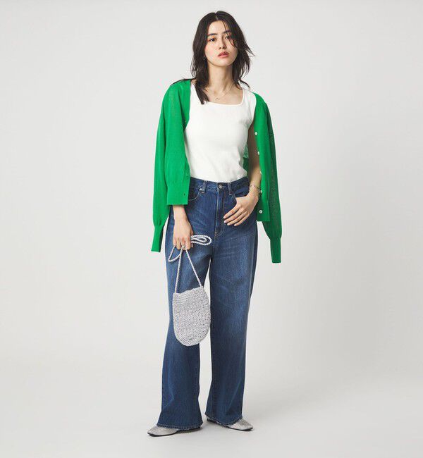 UNITED ARROWS green label relaxing「デコルテ フライス タンクトップ 抗菌」|タンクトップ|