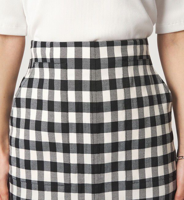 UNITED ARROWS green label relaxing「［size SHORTあり］Daily Chic カラミ タイト スカート マシンウォッシャブル」|タイト|