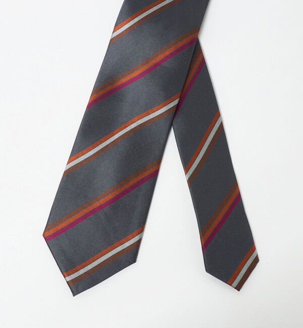 UNITED ARROWS green label relaxing「GLR シルク2 8.0cm ストライプ2 ネクタイ」|ネクタイ・蝶ネクタイ|