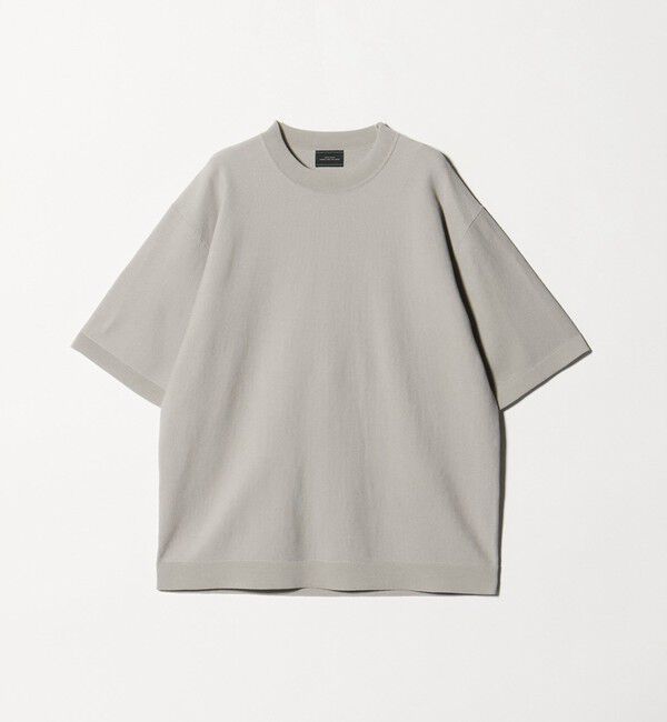 UNITED ARROWS green label relaxing「コットンナイロン リンクス クルーネック ショートスリーブ ニット -ウォッシャブル-」|ニット・セーター|