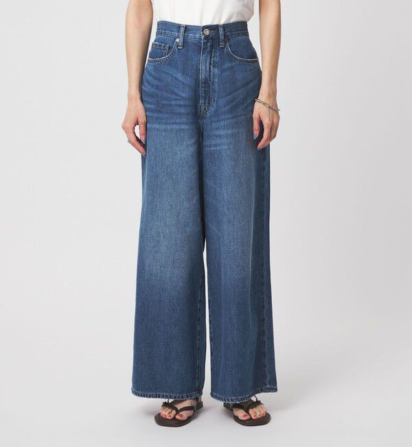 UNITED ARROWS green label relaxing「＜CHIHIRO HYODO&times;green label relaxing＞ワイド ライト デニム」|デニム|