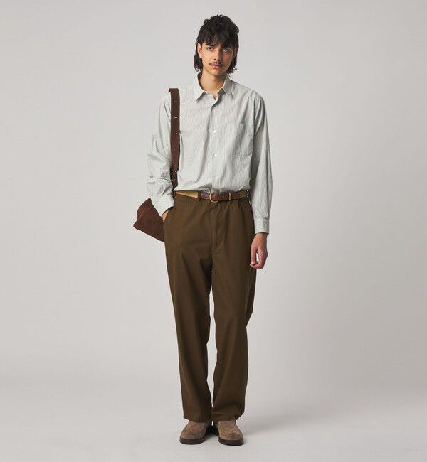 STEVEN ALAN「＜Steven Alan＞ ヘイズ ストライプ レギュラーカラー シャツ NARROW」|シャツ・ブラウス|