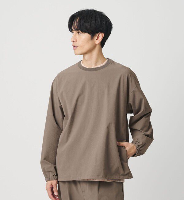 BEAUTY&YOUTH UNITED ARROWS「360&deg;MASTER アジャスト クルーネック カットソー セットアップ対応 撥水 ストレッチ ウォッシャブル」|Tシャツ・カットソー|BEIGE