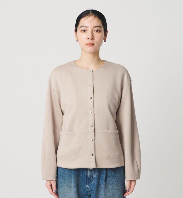 BEAUTY&YOUTH UNITED ARROWS「【WEB限定】エアリーポンチ スナップボタンカーディガン」|カーディガン|