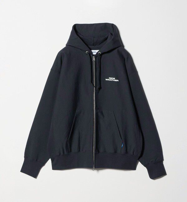 NICE WEATHER「＜NICE WEATHER＞ロゴスウェット ジップパーカ 2」|パーカー|